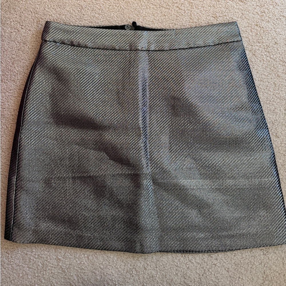H&M Chic silver sparkly Mini Skirt